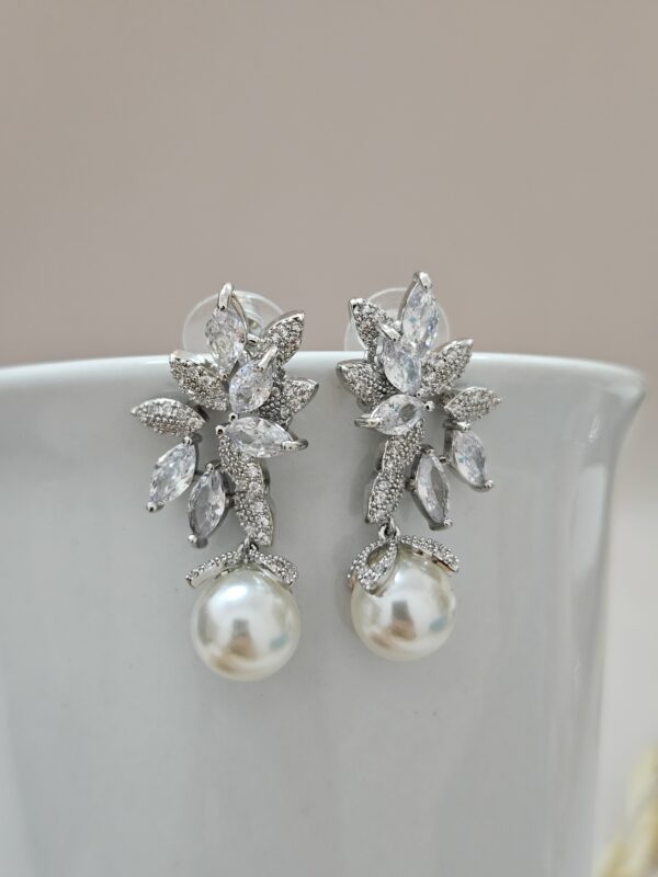 Statment Chandalier Pearl Earrings – AESP9