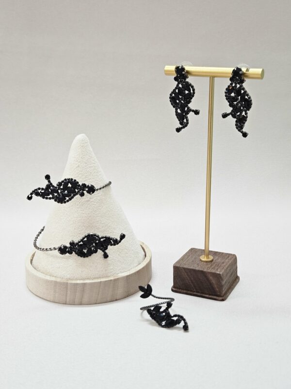 Black Evening Jewelry Set