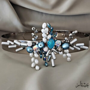 Blue Swarovski Decorative Belt