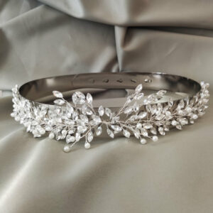 Bridal crystal belt