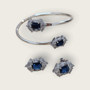 Classic Navey Blue Bracelet Set- Hbssb