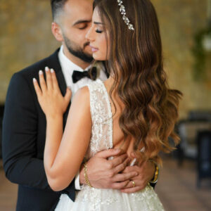 Crystal Pearls Bridal hair piece