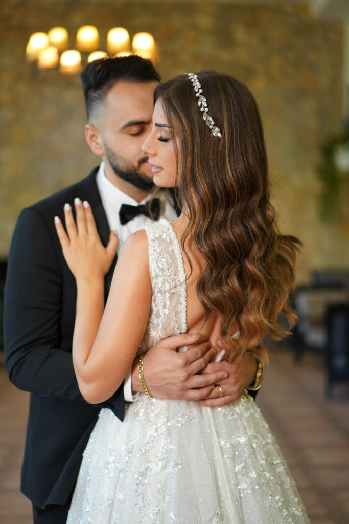 Crystal Pearls Bridal hair piece