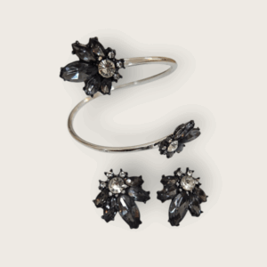 Diamond Black Bracelet Set - HBSGC