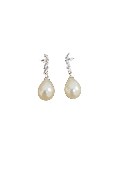Drop Pearl Earrings - AESP25