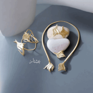 Gold Greek Jewelry Set