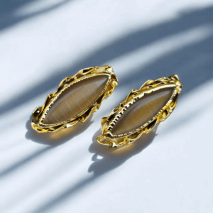 Gold Stud Earrings