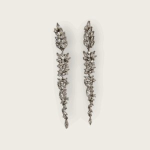 Long Delicate Crystal Earrings - AESC70