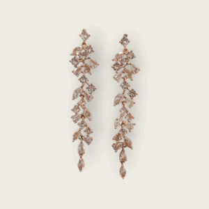 Luxurious Rose Gold Chandelier Earrings - AERC6