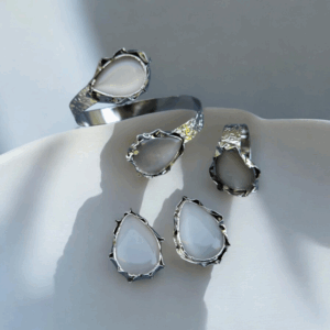Opal White Jewelry Set