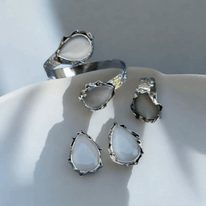 Opal White Jewelry Set