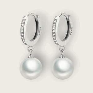Pearl Hoops Earrings - AESP14