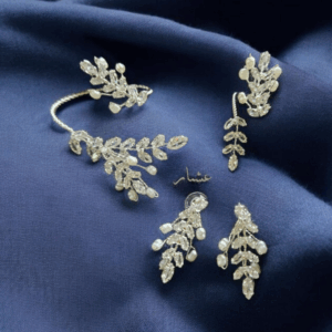Silver Bracelet Jewelry Set