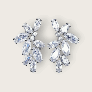 Statment Stud Crystal Earrings -AESC34