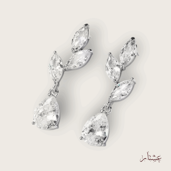 Bridal Classic Drop Crystal Earring – AESC41