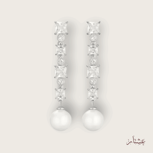 Square Delicate Pearl Drop Earring – AESP58