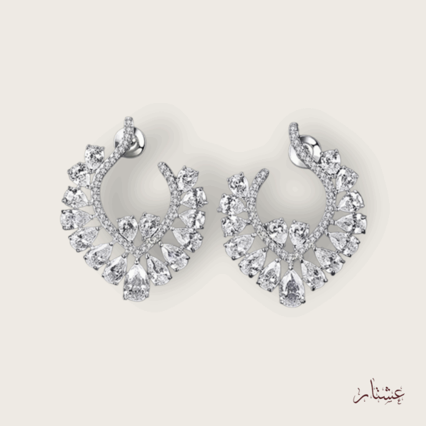 Crystal Loop Stud Earrings – AESP59