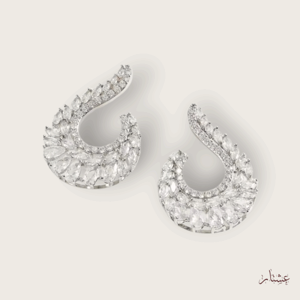 Crystal Loop Stud Earrings – AESC63