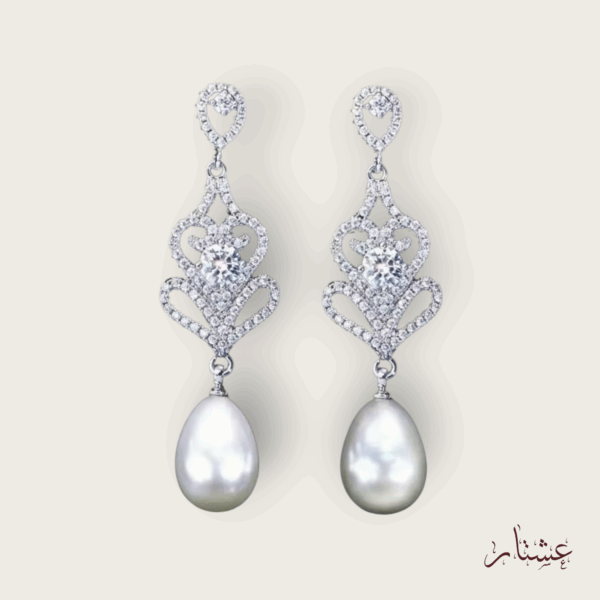 Elegant Drop Pearl Earrings – AESP48