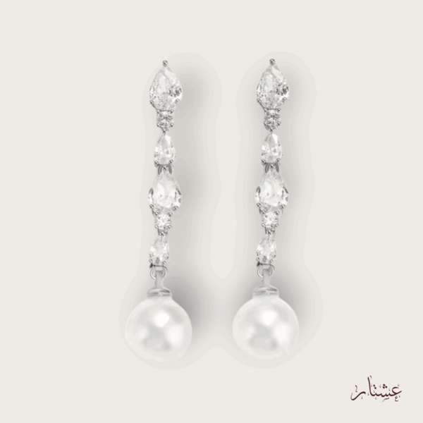 Long Delicate Crystal Earrings – AESP52