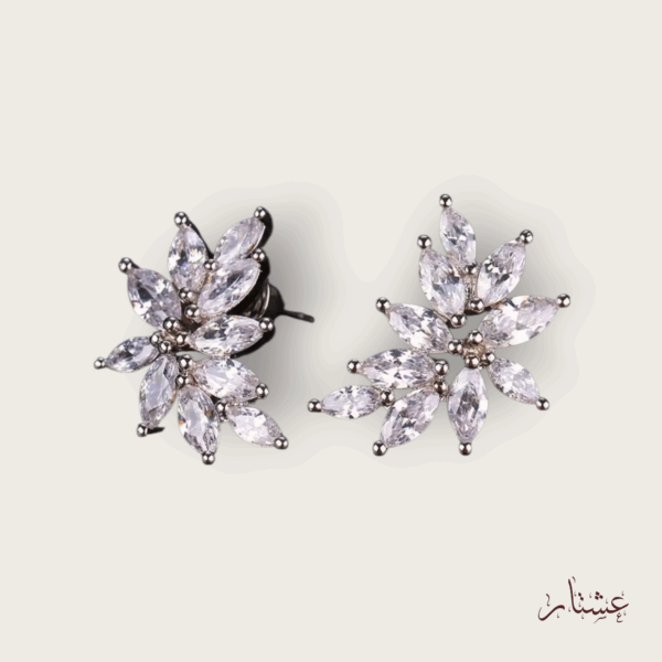 Small Delicate Stud Crystal Earrings – AESC8