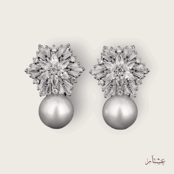 Star Pearl Drop Stud Earrings – AESP6