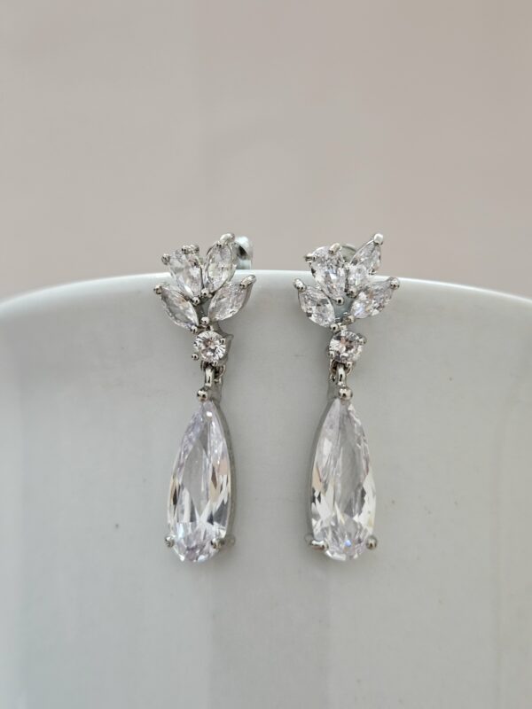 Delicate Crystal Drop Earrings – AESC15