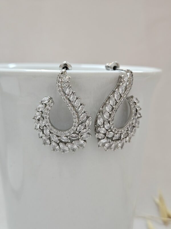 Crystal Loop Stud Earrings – AESC63