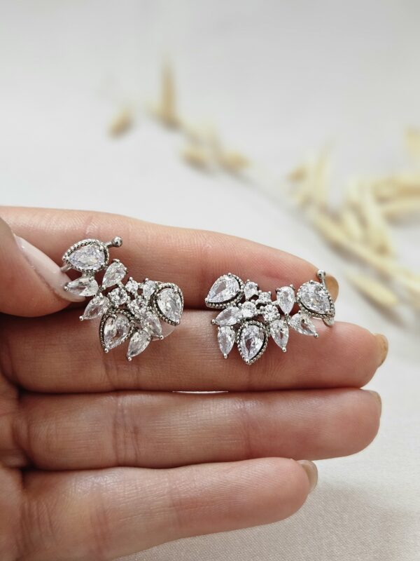 Statement Crystal Ear Climber Earrings – AESC60