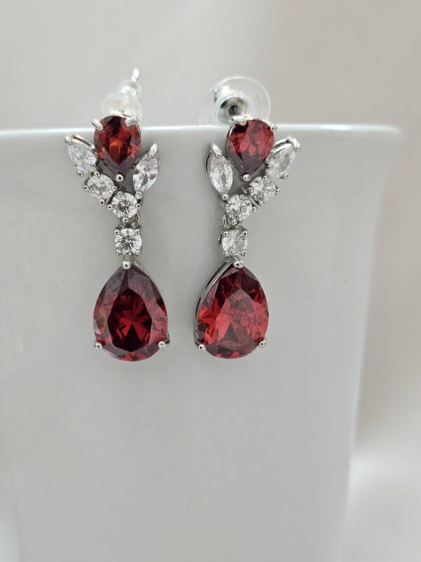 Red Droplet Crystal Earrings – AERC2