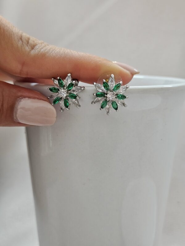 Small Green Stud Earrings – AEGC2