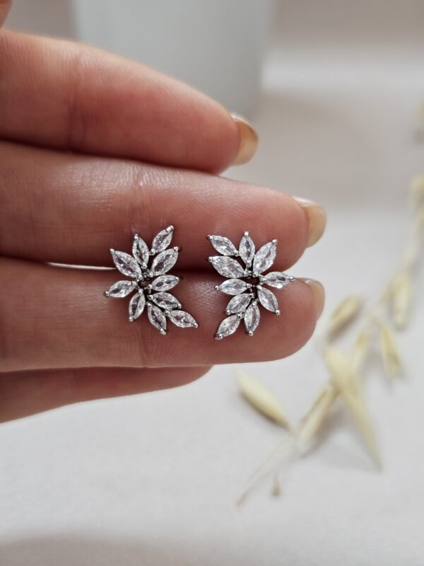 Small Delicate Stud Crystal Earrings – AESC8