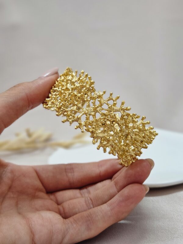Coral Reef Gold Cuff Bracelet – Tbg