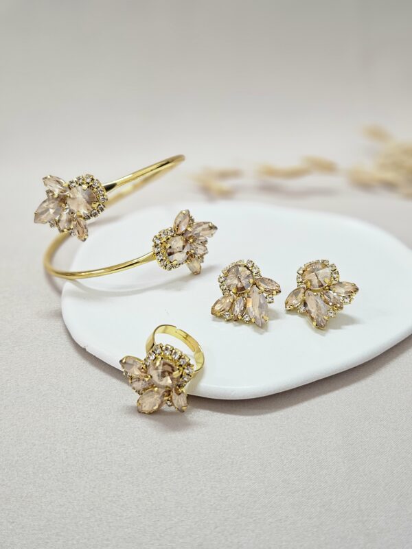 Champagne Crystal Jewelry Set – CBSGG