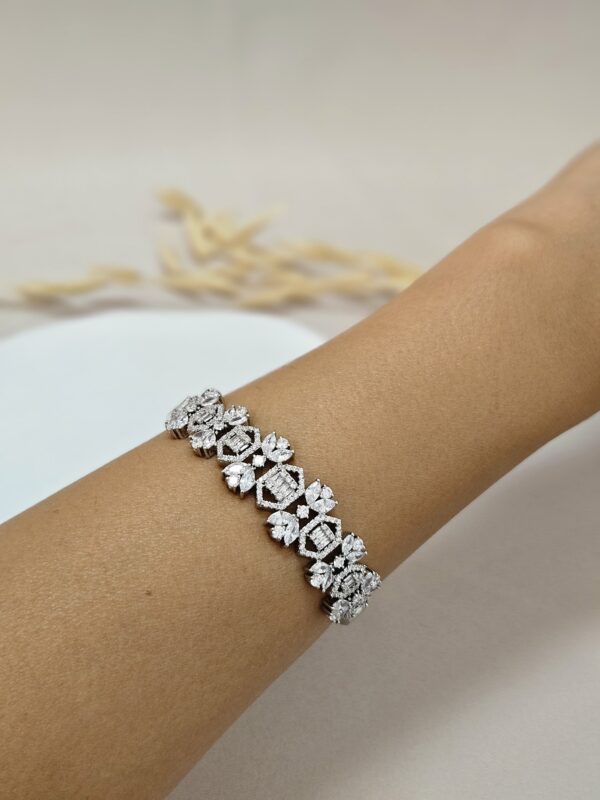 Oriental-Inspired Silver Bracelet – ABSC20