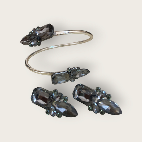 Black Diamond Bracelet Set - HBSG2
