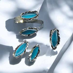 Blue Jewelry Set