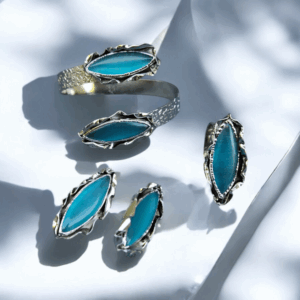 Blue Jewelry Set