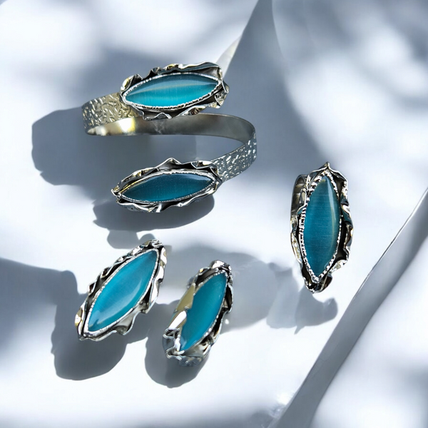 Blue Jewelry Set
